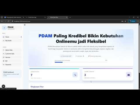 Video Auth dan CRUD PDAM