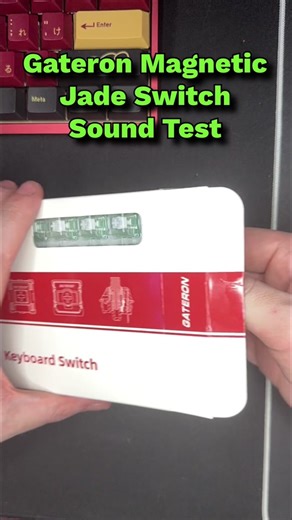 NEW Gateron Magnetic Jade Switch Sound Test #Wooting #gateron #magneticjadeswitch #keyboards