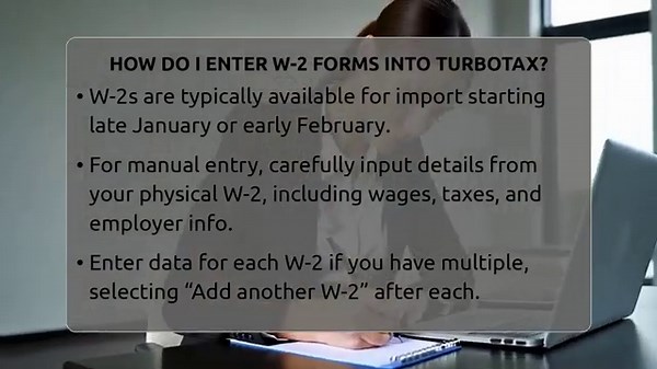 How Do I Enter W-2 Forms Into TurboTax? - Tax and Accounting Coach