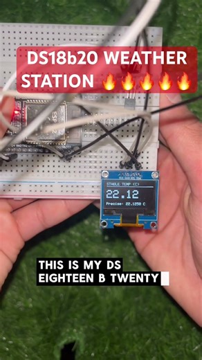 You won’t believe how accurate this temperature sensor is — DS18B20!#arduino#esp32#iot#asmr#rpi#asmr