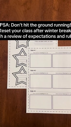 Reteaching Classroom Expectations After Winter Break