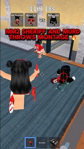 MM2 SHERIFF\\MURD THROWS MONTAGE 🔥 | MM2 EDIT |