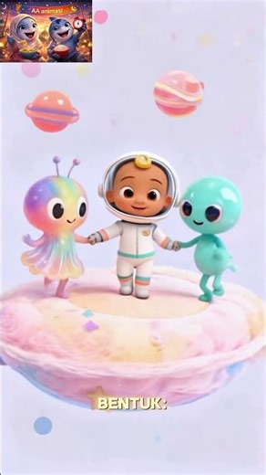 Perjalanan baby ke liar angkasa bertemu alien-AAanimasi