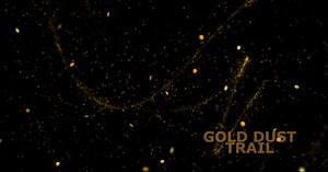 Gold Dust Particles Overlay V4