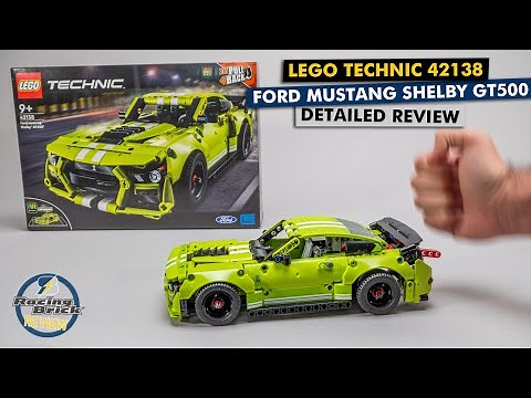 LEGO Technic 42138 Ford Mustang Shelby GT500 detailed building review