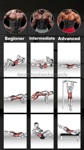 ABS WORKOUT for EVERYONE: From BEGINNER to ADVANCED for a Strong Core!