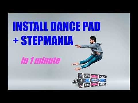 Set up dance pad + Stepmania in 1 minute