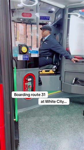 Boarding London Bus Route 31 at White City Bus Station #shorts