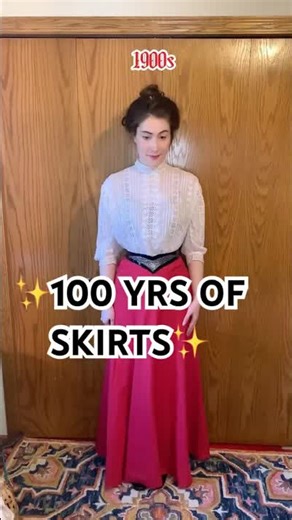 Skirt styles: 100 years of fashion