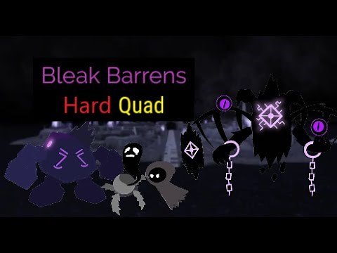 (Full Run) Bleak Barrens Hard Quad Triumph {Strategy in the Description} || [Roblox] Tower Heroes