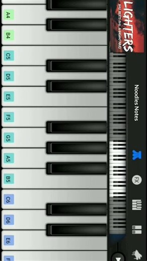 LIGHTERS - Bruno Mars | Eminem || PIANO - cover, notes, tutorial #trending #shorts #song #cover