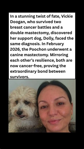 Owner & Dog Battle Same Cancer! 🐾🎗️ Unbelievable! #dog #news #shorts