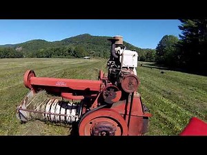 Ford Square Baler In Action TRACTOR ASMR