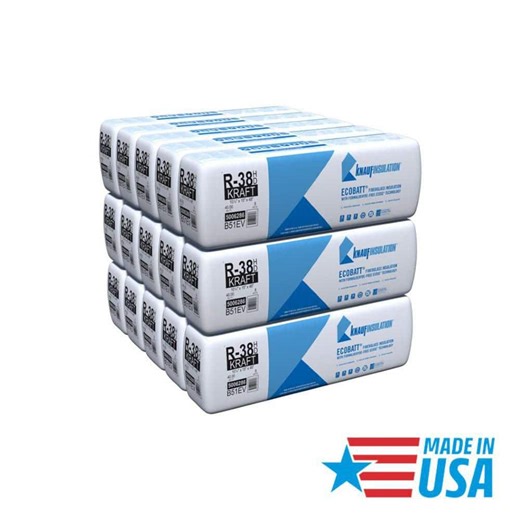 Reviews for Knauf Insulation R38 Kraft Faced 15 in. x 48 in. Precut Fiberglass Insulation Batts for Cathedral Ceiling - Made in America (15-Bags) | Pg 2 - The Home Depot