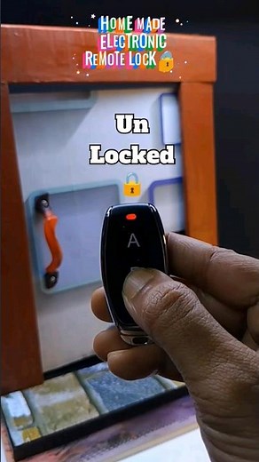 long distance Remote Door Lock & Unlock #diy #scienceprojectkit