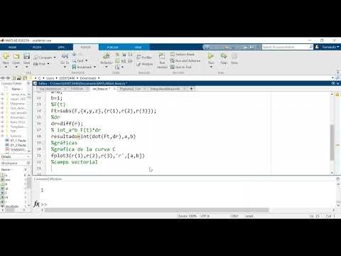 Integral de Línea: Ejemplo con Matlab