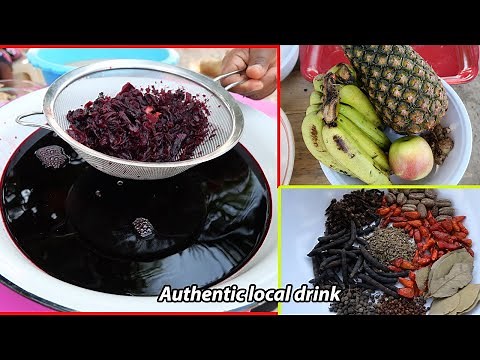 GHANA'S HEALTHY DRINK SOBOLO/SORREL | HOW TO PREPARE SOBOLO | ZOBO DRINK