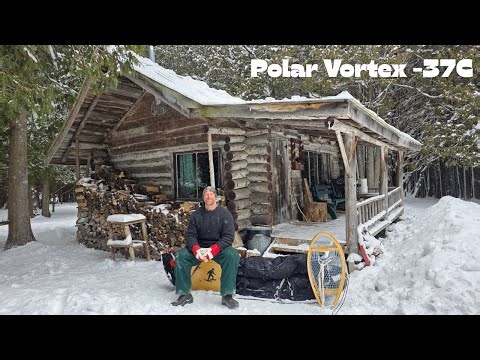Extreme Cold in Off Grid Log Cabin: Deep Freeze!