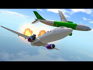 Testing the durability of these planes in mid-air collisions | SimplePlanes
