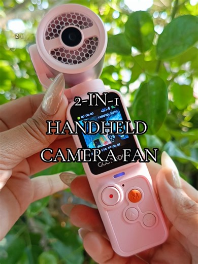 Goojodoq 2-in-1 Handheld Camera Fan: Photo/Video & Fan
