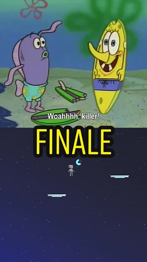 Walking Small finale #spongebob #spongebobsquarepant #spongebobclips #spongebobmoment #surfboard #beach #cartoon #funny