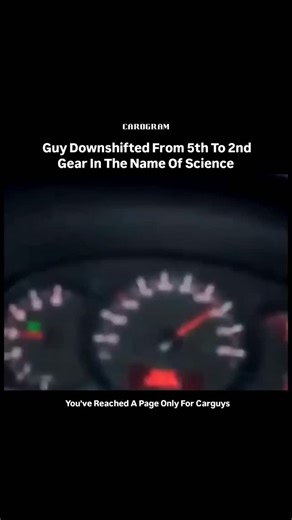 Carogram on Instagram: "Downshifting from a high gear to a low gear at high speed can be dangerous. The engine is suddenly forced to spin much faster, which can cause over-revving, loss of traction, or even engine damage. Wheels may lock, the car can destabilize, and control can be lost instantly. That’s why modern cars use rev-matching, electronic limiters, and driver aids. Done right, downshifting helps braking and control. Done wrong, it can turn speed into chaos in a second. Follow @carogram