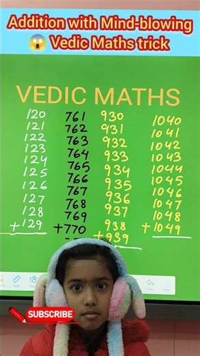 Addition with Mind-blowing 😱 Vedic Maths tricks!
