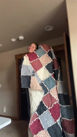 Large DIY Rag Quilt Tutorial