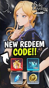 NEW REDEEM CODE! EXPIRING SOON *CLAIM FAST* - Solo Leveling: Arise #sungjinwoo #sololevelingarise