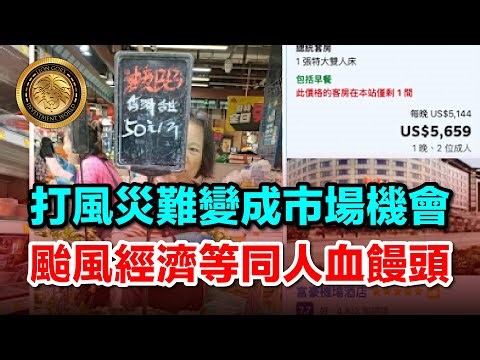 (中文字幕) 打風災難變成市場機會｜颱風經濟等同人血饅頭 #人血饅頭 #颱風經濟 #香港精神