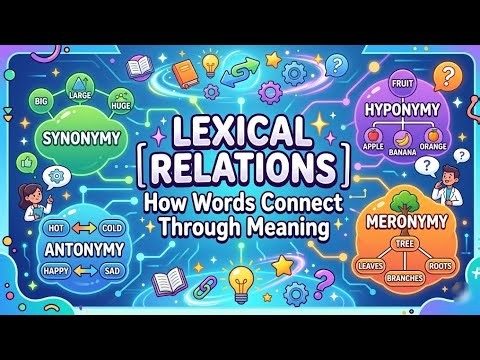 Lexical Relations | How Words Connect Through Meaning