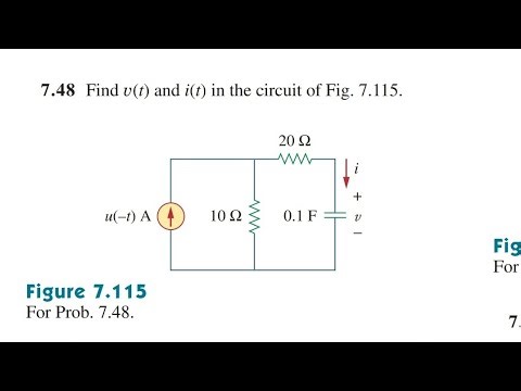 Exercise problem 7.48 & 7.49 || Fundamentals of Electrical Circuit(Sadiku) || First Order Circuit ||