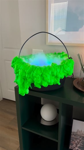 🧙🏼WITCH CAULDRON DIY🧪 Supplies can be found in any of my storefronts (click link in bio) #diy #halloween #diydecor #spookyseason #reels #fyp #halloweendecor #diyhalloween #hauntedhouse #witch #create #love | John Arroyo