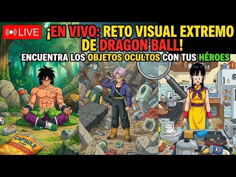 🔴 ¡IMPOSIBLE! Reto Visual EXTREMO de Dragon Ball EN VIVO 🔥 ¿Podrás con el nivel DIOS?
