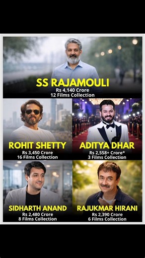 Top 5 Richest Directors in India by Box Office Collection 💰🎬