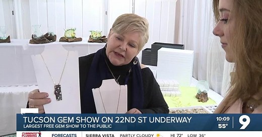 Tucson Gem Show on 22nd Street kicks off with over 400 vendors, largest free gem show open to public