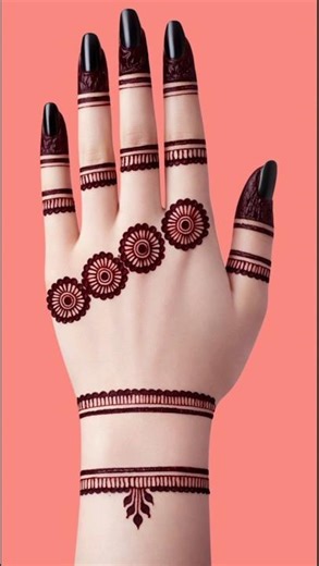 New Easy Henna Design | Mehandi Ka Design #shorts #ytshorts #trending
