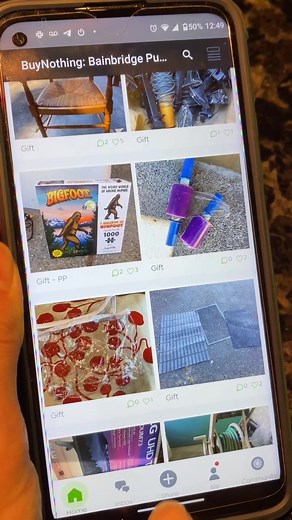 another day, another BuyNothing tutorial - this time, it's an app walk-thru #buynothing #buynothingproject #buynothingnew #circulareconomy #reuseeconomy #gifteconomy