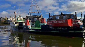 Cal-Mac's MV Juppiter sailing in the spring sunshine today.. 1/48th scale ferry boat | Dundee Model Boat Club