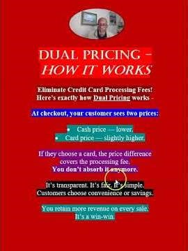Dual Pricing * How It Works * Eliminate Credit Card Processing Fees * A Win-Win Situation