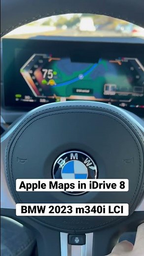 Apple Maps in iDrive 8 - 2023 LCI bmw m340i