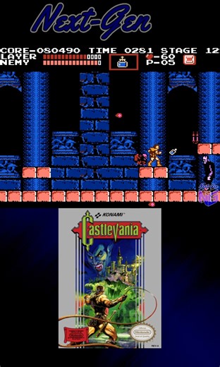 Castlevania | NES | 1987 #fblifestyle #gameplay #retrogaming #videogames #gamingcommunity #Castlevania #konami #nintendo | Next-Gen Gaming