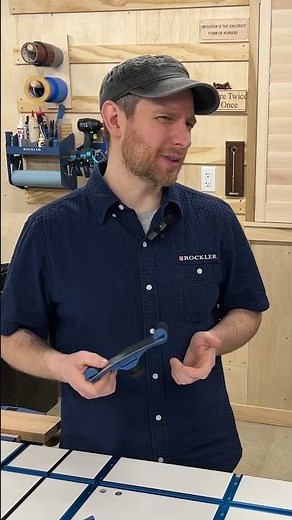 Rockler's Cabinet Scraper Holder perfectly flexes your scraper. No more burning or finger strain!