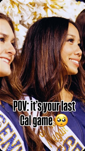 Cal Dance Team on Instagram: "POV: you’re a Senior at Cal cheering on the Bears one last time 🏈🥺 We are SO proud of our amazing Seniors - their futures shine brighter than they do on game day. 🤩💛💙"