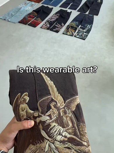 400000 Pre-Orders, $12 Get 2Pcs Wearable Art ！！Releasing April 10Th | wearable art jeans