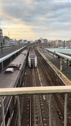 Aerial view of train movement