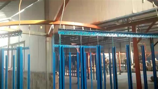 Industrial Overhead Conveyor Chain Line for Drying Painting Surface Treatment