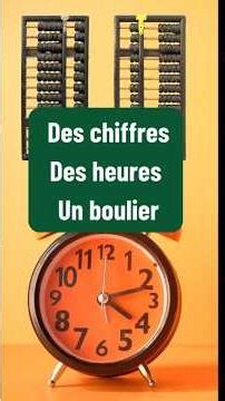 Numbers, times, an abacus