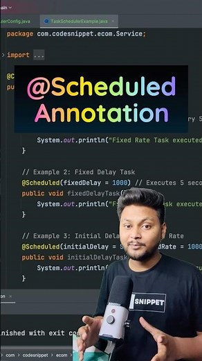Scheduled Annotation In Spring #coding #javaframework #programming #springboot