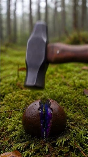 I Didn’t Know This Tiny Rock Was Worth $$$ 😳💎#asmr #geode #crystals #satisfying